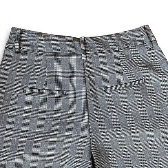 Nine West Black and White Wide Leg, High-Waist Trouser - Picture 4 of 8